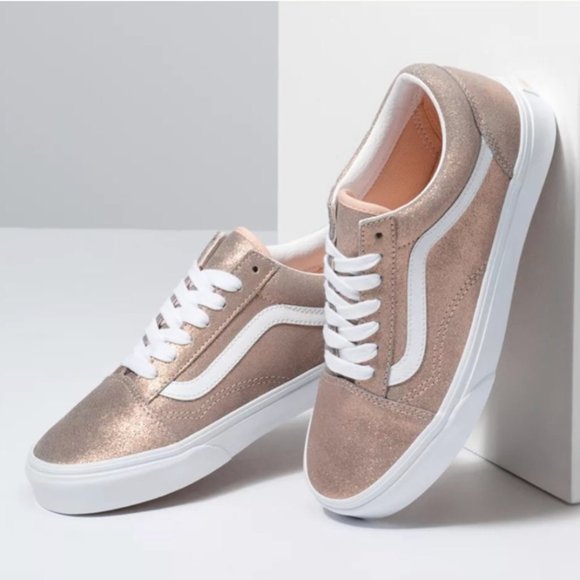 vans old skool rose gold